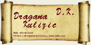 Dragana Kulizić vizit kartica